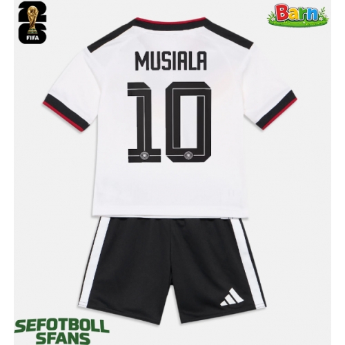 Tyskland Jamal Musiala #10 Hemmaställ Barn VM 2026 Kortärmad (+ Korta byxor)